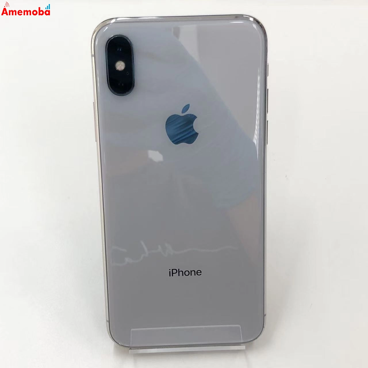 iPhoneX 64GB シルバー NQAY2J/A AU版SIMロック解除不可 美品