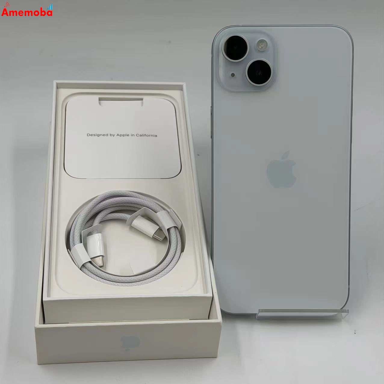iPhone15 Plus 128GB ブルー MU0D3J/A AU版SIMフリー  極美品