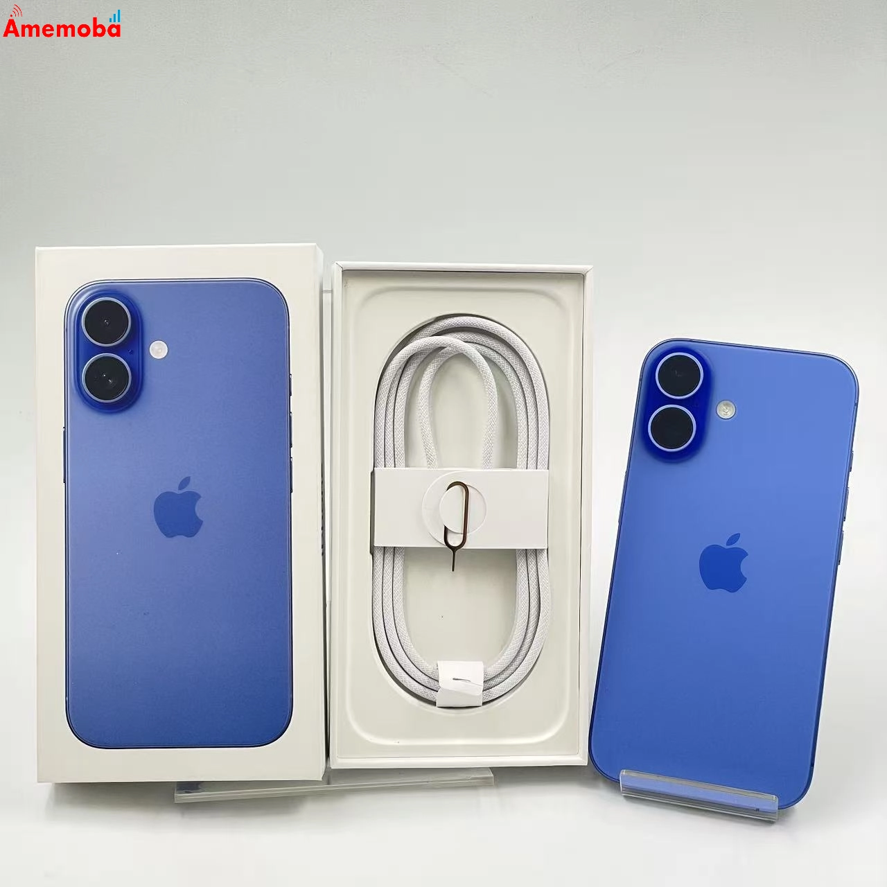 iPhone16 128GB ウルトラマリン MYDU3J/A Apple版SIMフリー