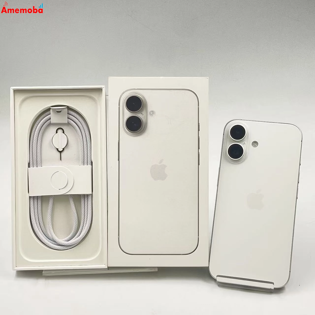 iPhone16 128GB ホワイト MYDR3J/A Apple版SIMフリー 新品同様
