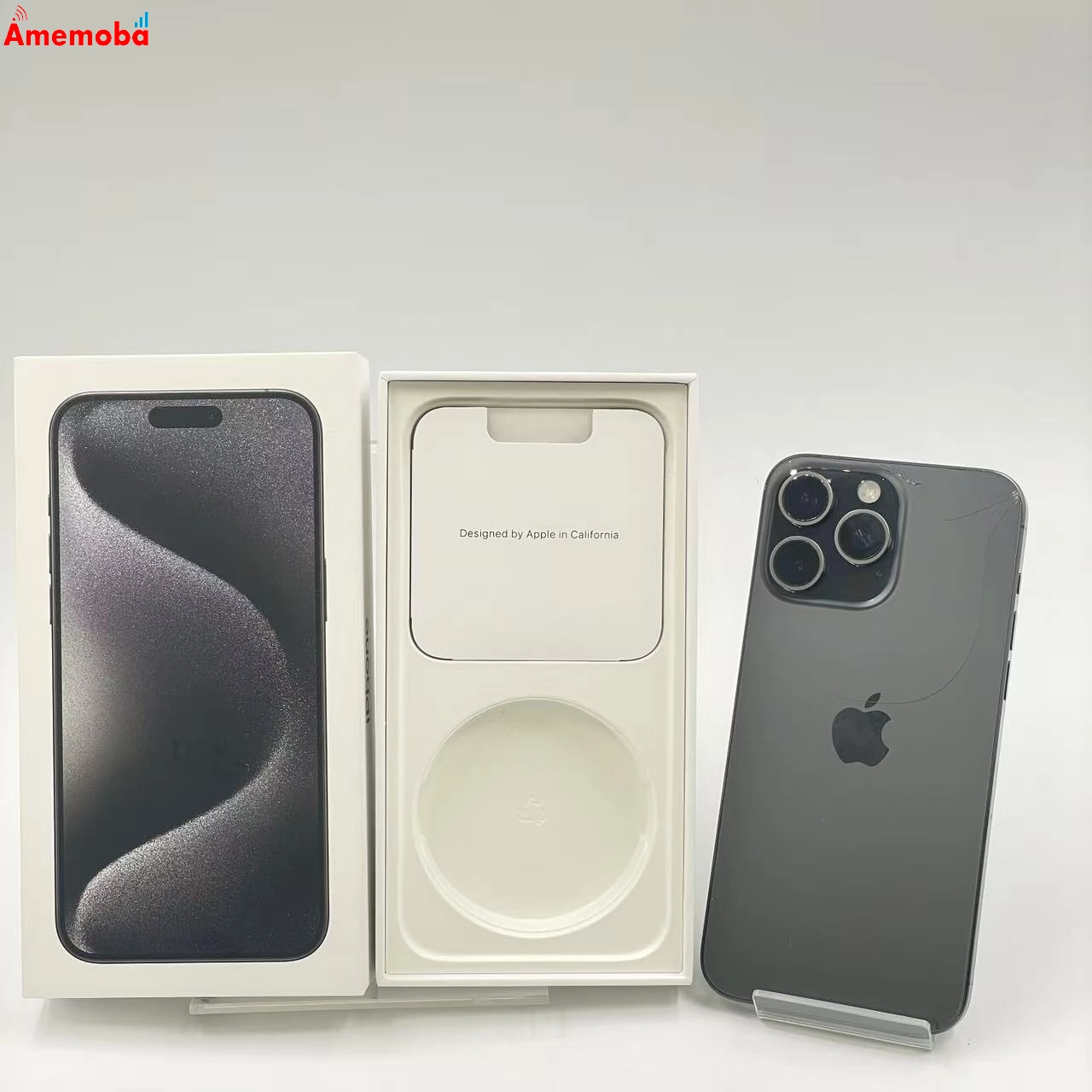 iPhone15 Pro Max 256GB ブラックチタニウム MU6P3J/A AU版SIMフリー ジャンク品 au