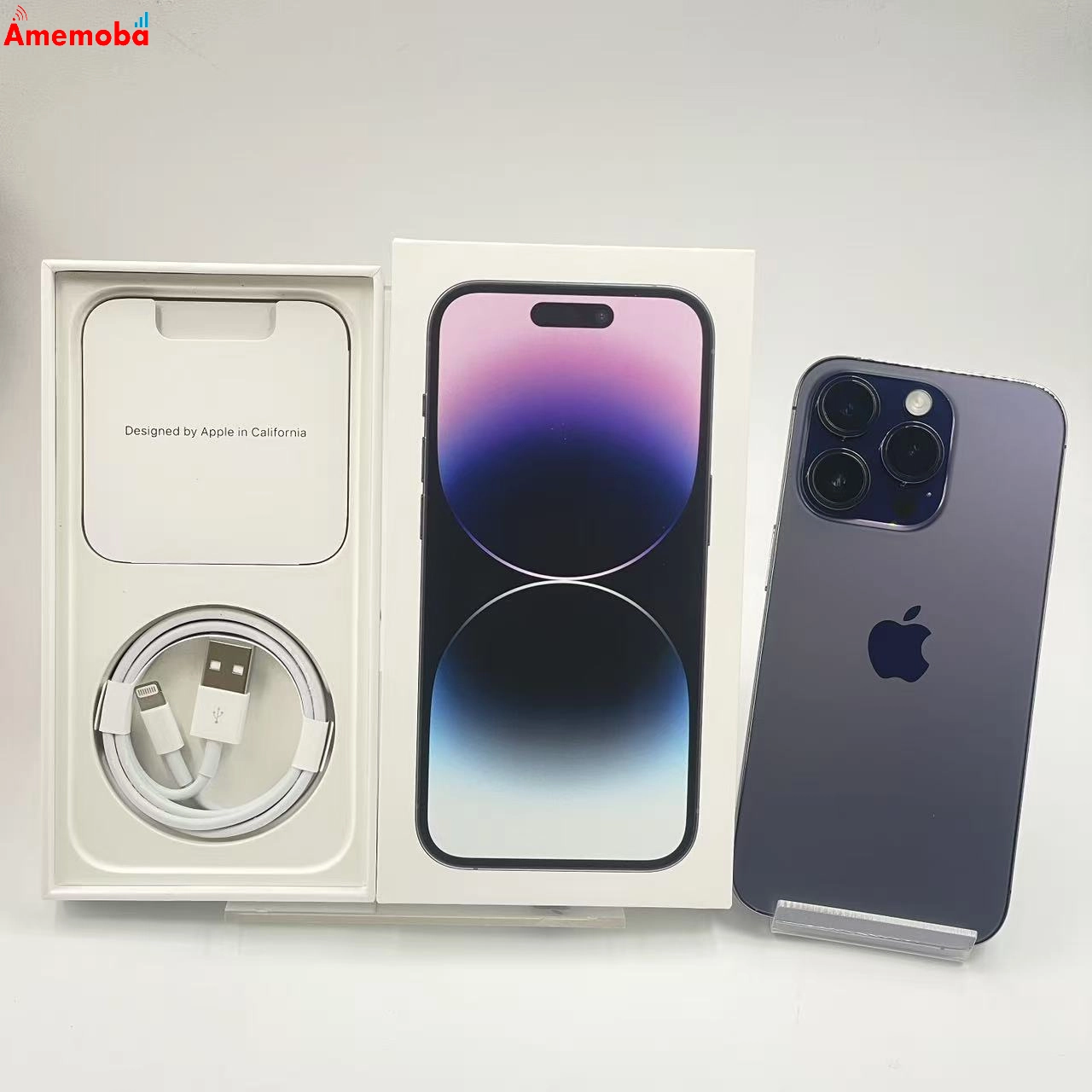 iPhone14 Pro 128GB ディープパープル MQ0F3J/A Apple 版SIMフリー