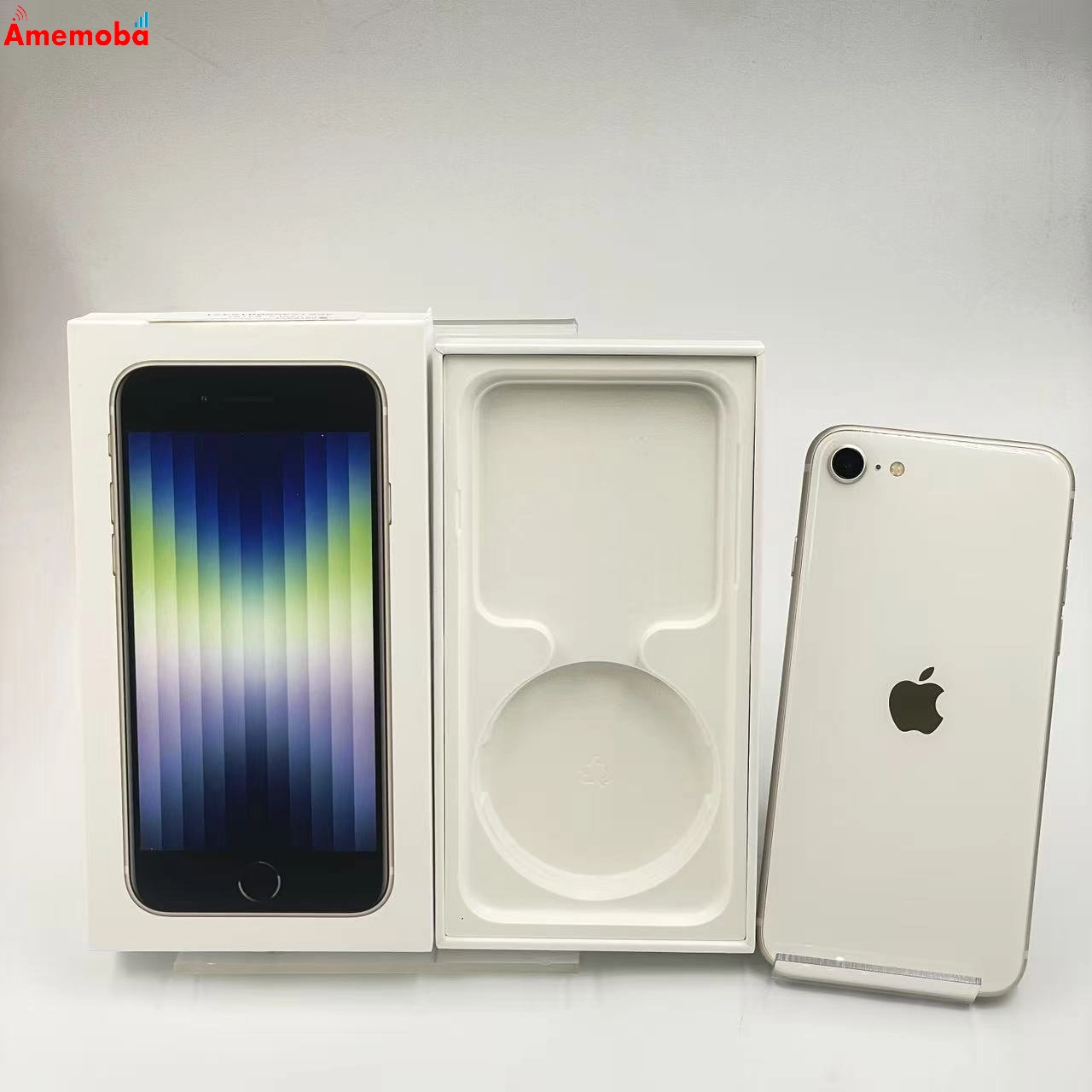 iPhoneSE 第3世代 64GB スターライト MMYD3J/A AU版SIMフリー 極美品