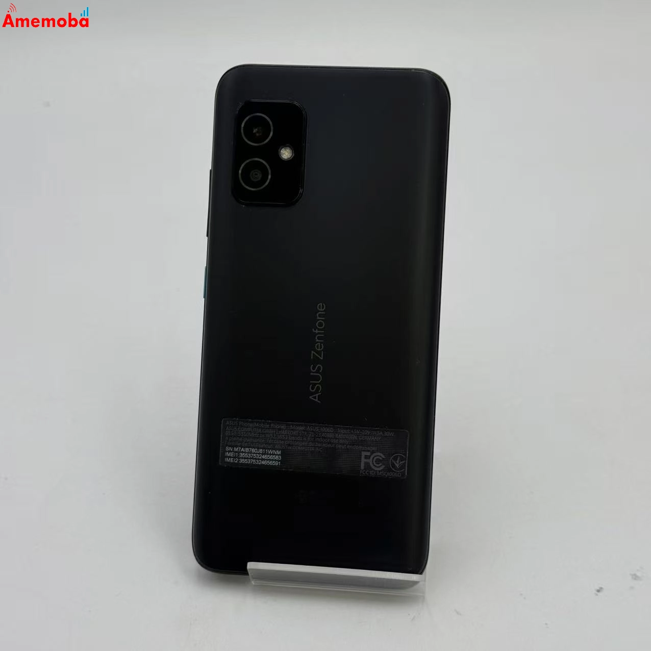 Zenfone 8 256GB オブシディアンブラック Zenfone8 SIMフリー 美品