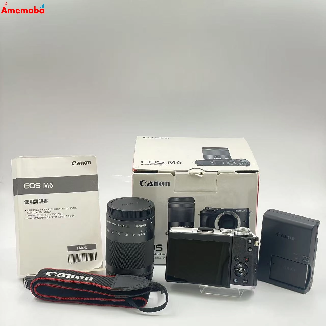 EOS M6 EF-M18-150 IS STM レンズキット ブラック EF-M18-150ISSTM 極美品