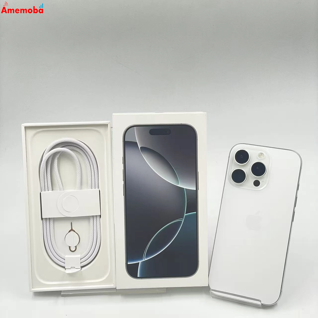 iPhone16 Pro 128GB ホワイトチタニウム MYMW3J/A AU版SIMフリー 新品同様 au