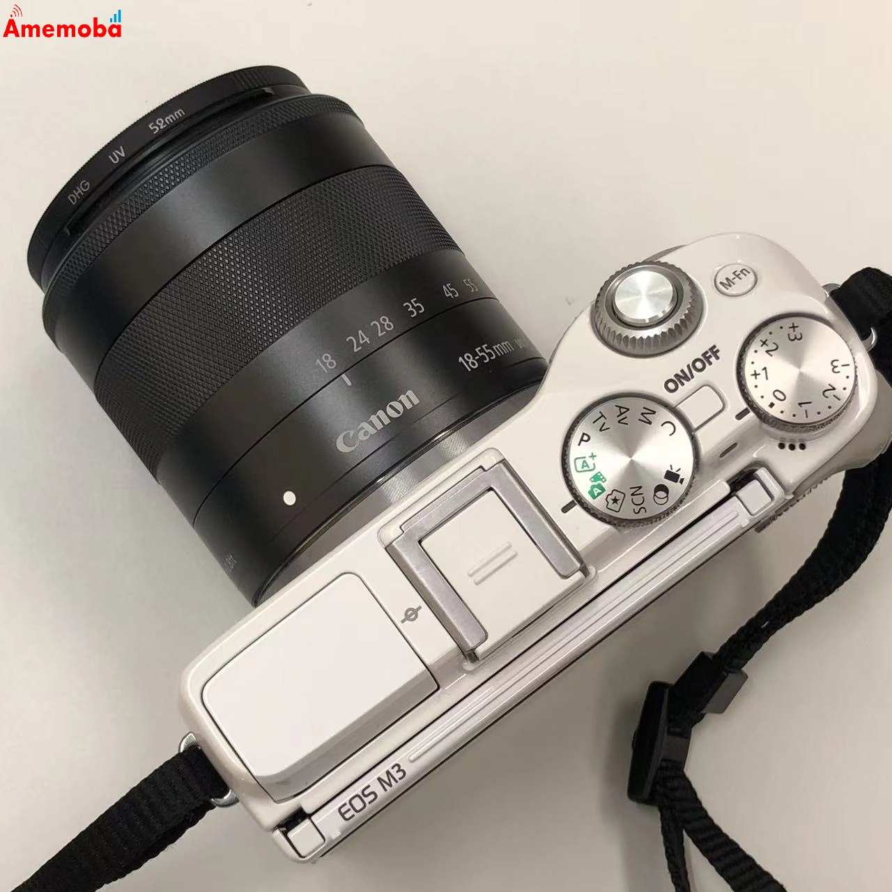 Canon EOS M3 EF-M18-55 IS STM レンズキット ホワイト EF-M18-55ISSTM 美品