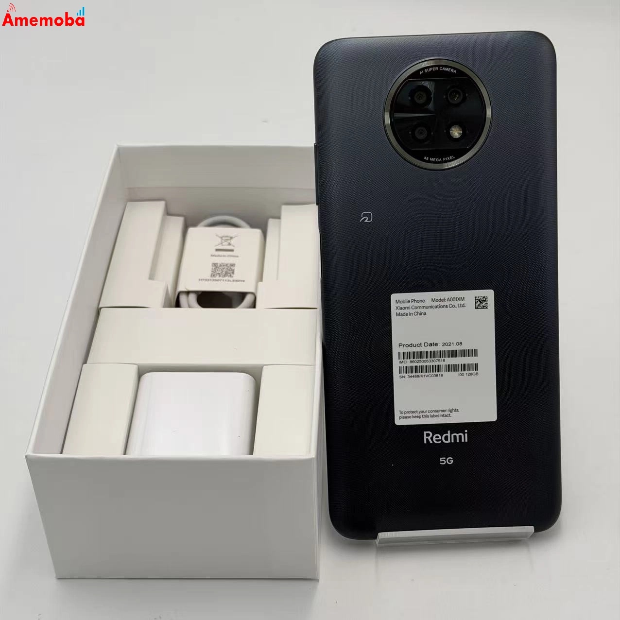 Redmi Note 9T 128GB ナイトフォールブラック A001XM SoftBank版SIMフリー 美品