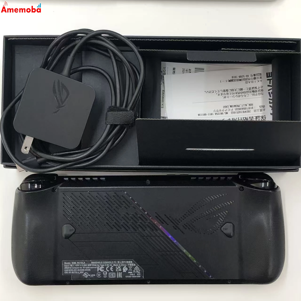 ポータブルゲーミングPC ROG Ally 24GB 1TB ブラック RC72LA-Z1E24G1T 24GB/1TB