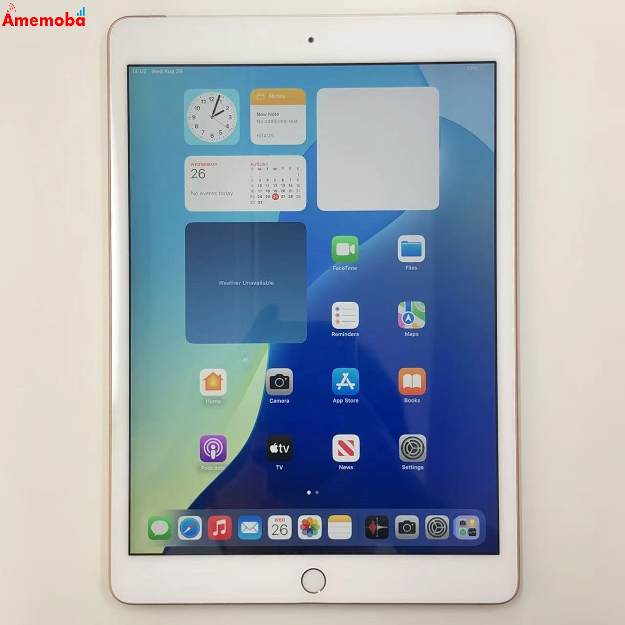 iPad 第8世代 128GB ゴールド MYMN2J/A SoftBank版SIMフリー 訳あり品
