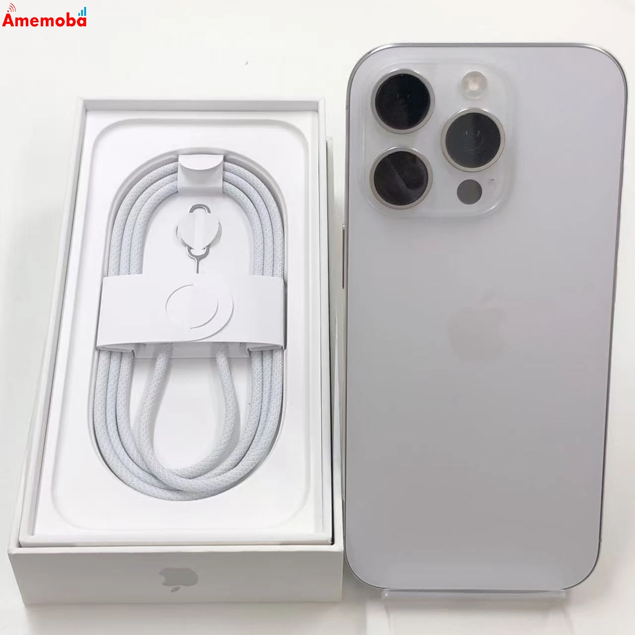 iPhone16 Pro 256GB ホワイトチタニウム MYN13J/A Apple版SIMフリー 極美品