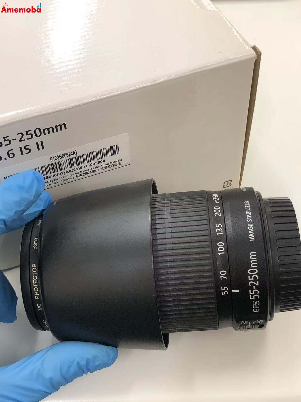 Canon EF-S 55-250mm F4-5.6 IS II ブラック EF-S55-250mmF4-5.6ISII 美品