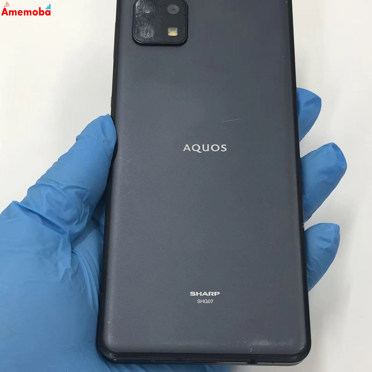 AQUOS sense6s 4GB/64GB ブラック SHG07 AU版SIMフリー