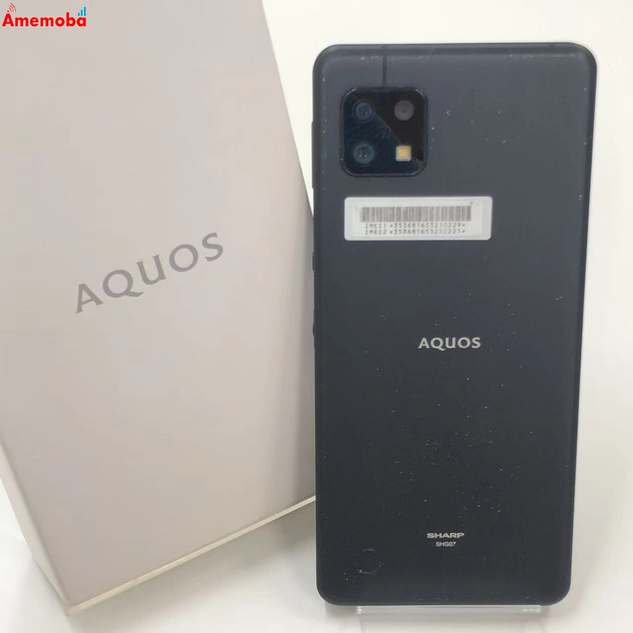 AQUOS sense6s 4GB/64GB ブラック SHG07 AU版SIMフリー