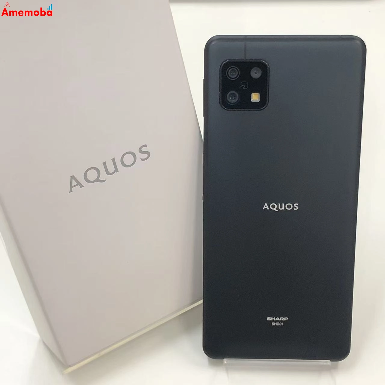 AQUOS sense6s 4GB/64GB ブラック SHG07 AU版SIMフリー 美品