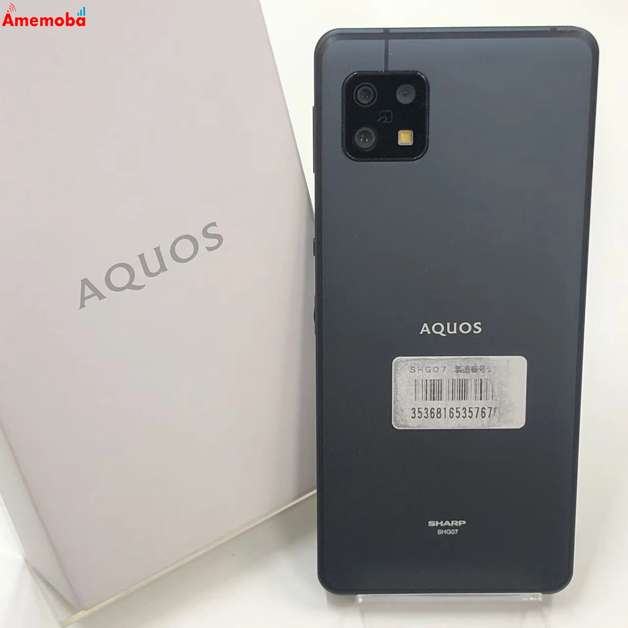 AQUOS sense6s 4GB/64GB ブラック SHG07 AU版SIMフリー 美品