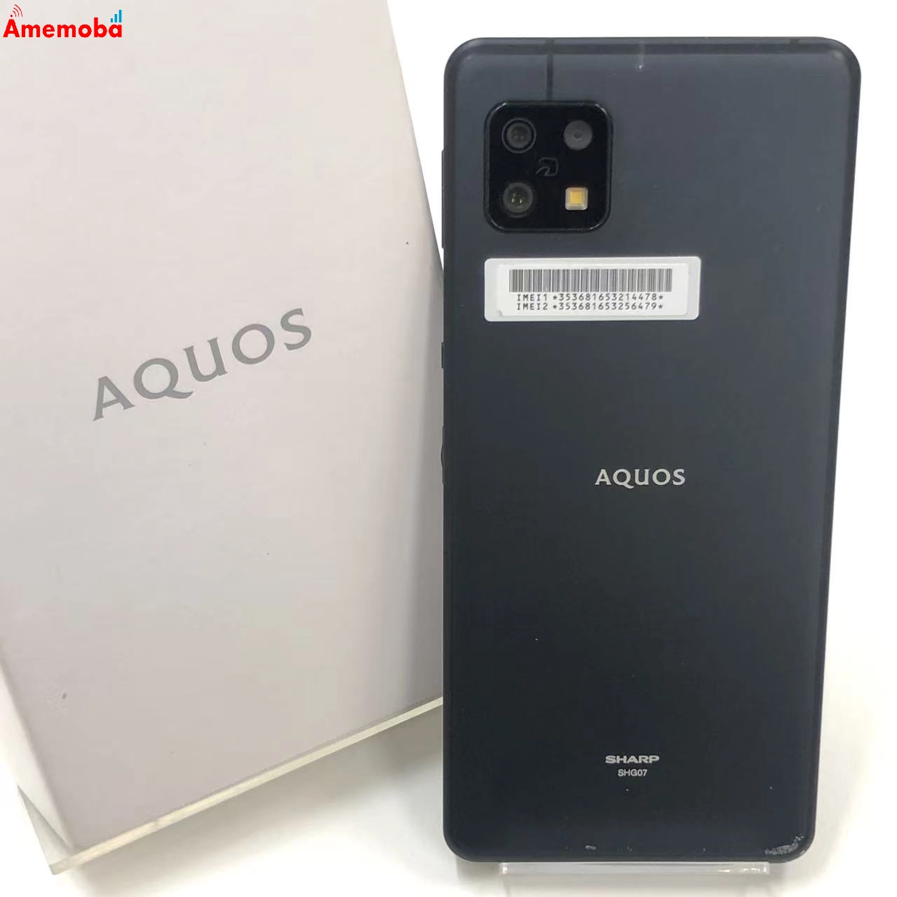 AQUOS sense6s 4GB/64GB ブラック SHG07 AU版SIMフリー ジャンク品