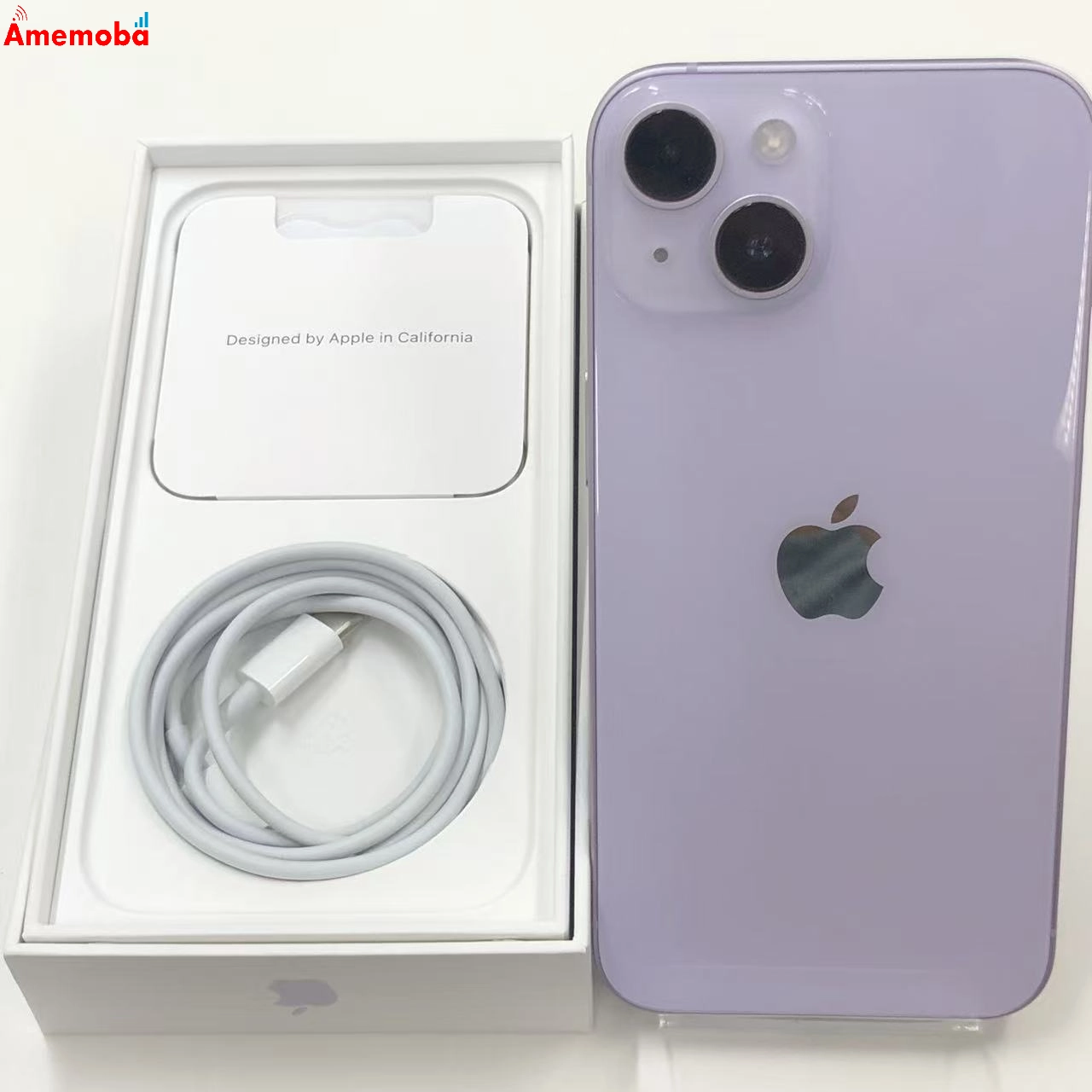 iPhone14 128GB パープル MPUY3J/A SoftBank版SIMフリー 極美品