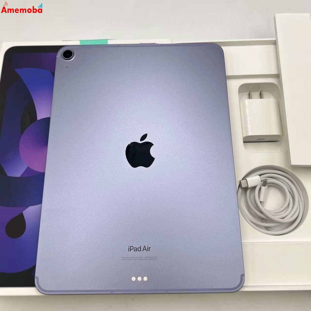iPad Air 第5世代 Wi-Fi+Cellularモデル 64GB パープル MME93J/A SoftBank版SIMフリー