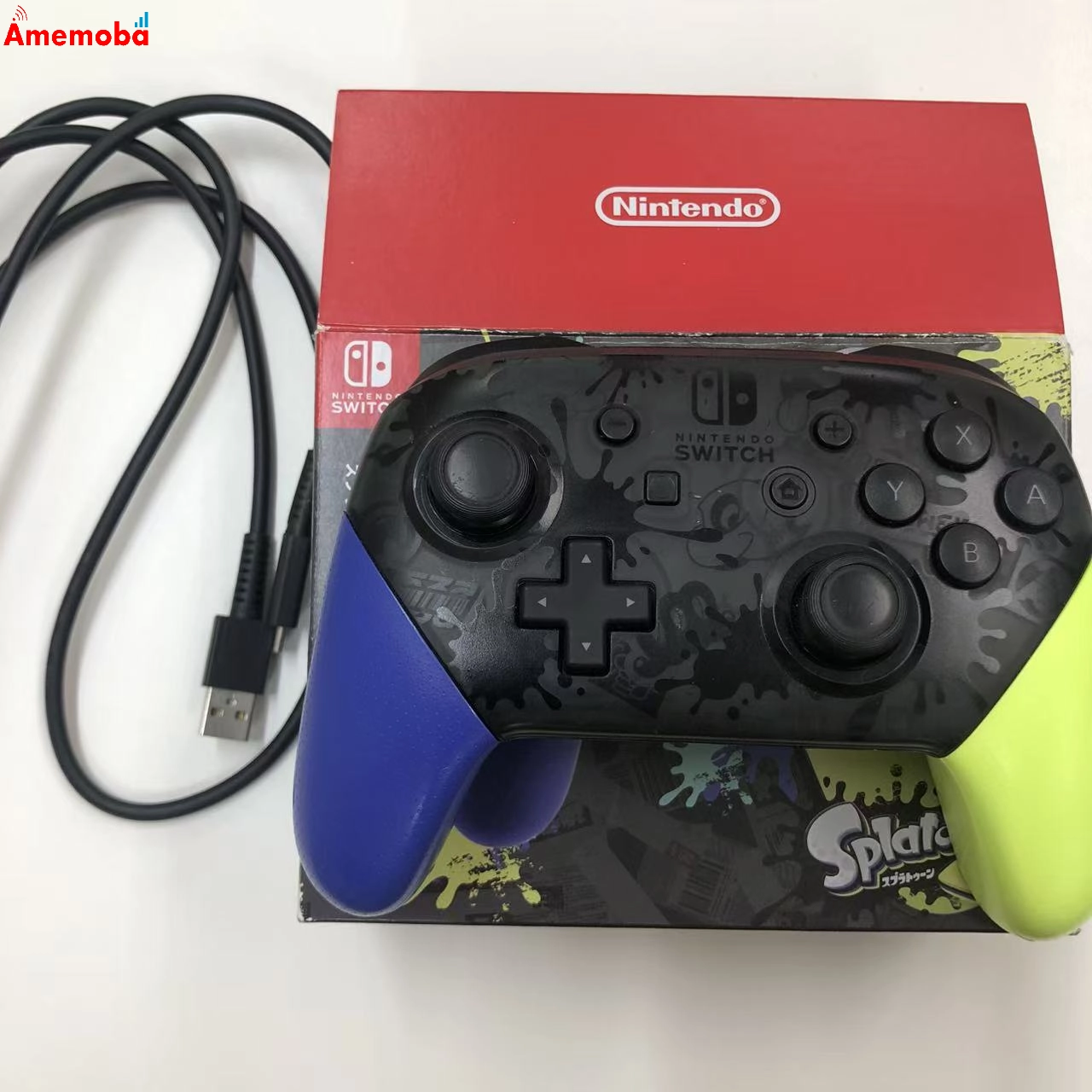 Nintendo Switch Proコントローラー スプラトゥーン3エディション * * HAC-A-FSSKT 美品