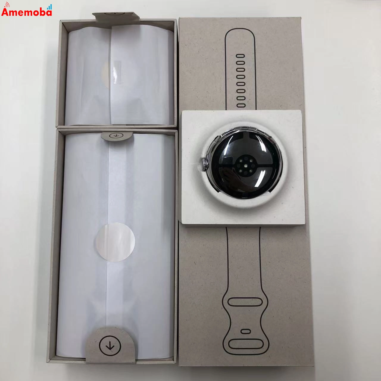 Google Pixel Watch 4 45mm LTEモデル 32GB Matte Black アルミケース G1KAW 新品同様 SIMフリー
