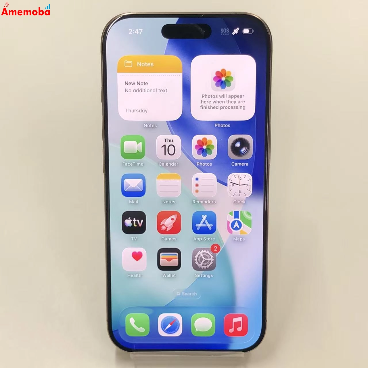 iPhone16 Pro 256GB デザートチタニウム MYN23J/A Apple版SIMフリー 美品