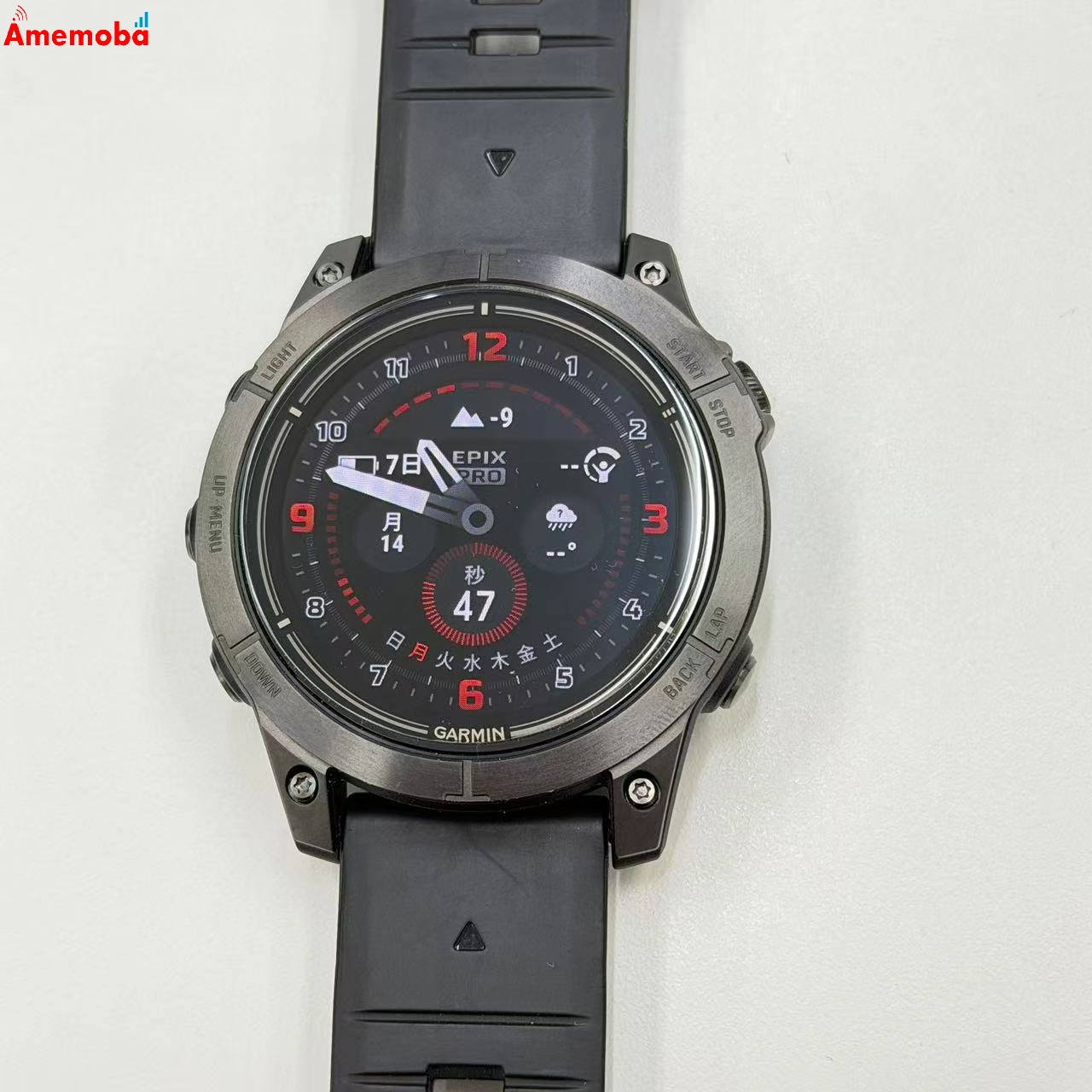 Garmin epix Pro (Gen 2) 47mm - ブラック 010-02803-52 極美品