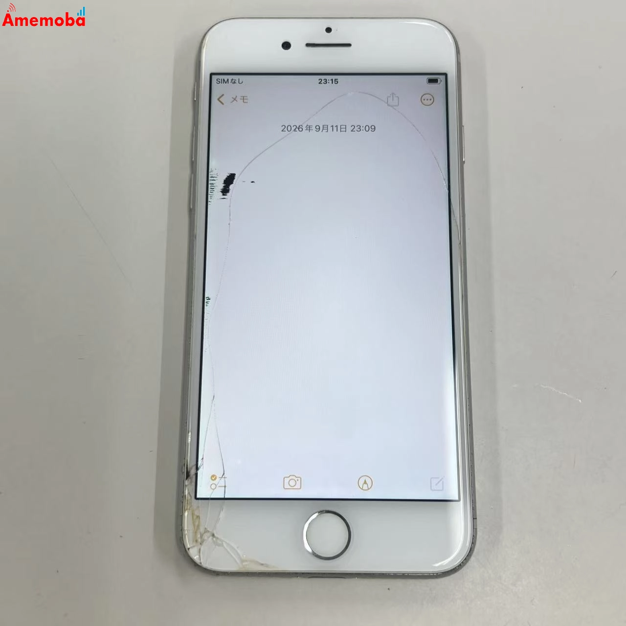 iPhone8 64GB シルバー MQ792J/A docomo版SIMフリー ジャンク品