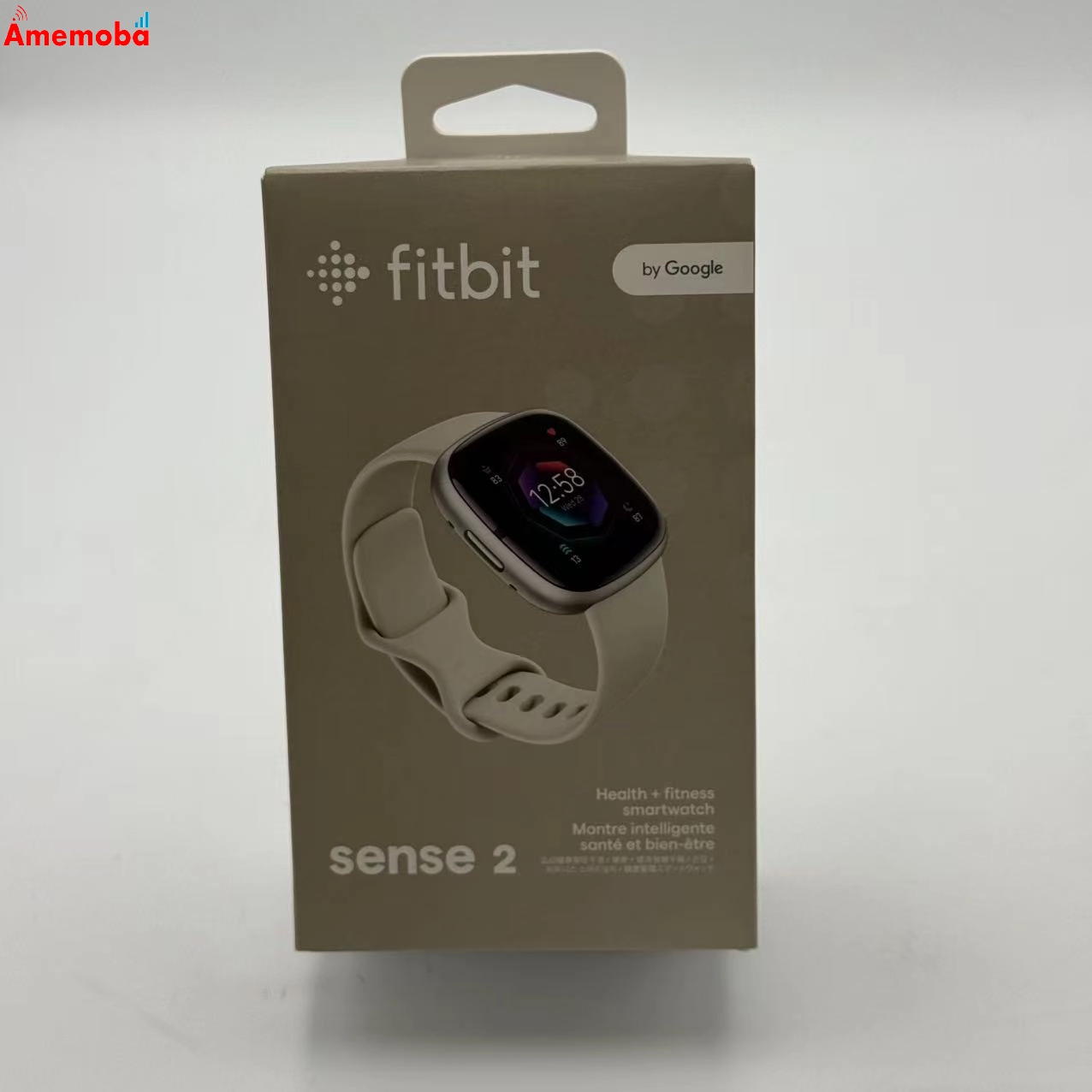 Fitbit Sense 2 ルナホワイト/プラチナアルミニウム FB521 新品未使用 **