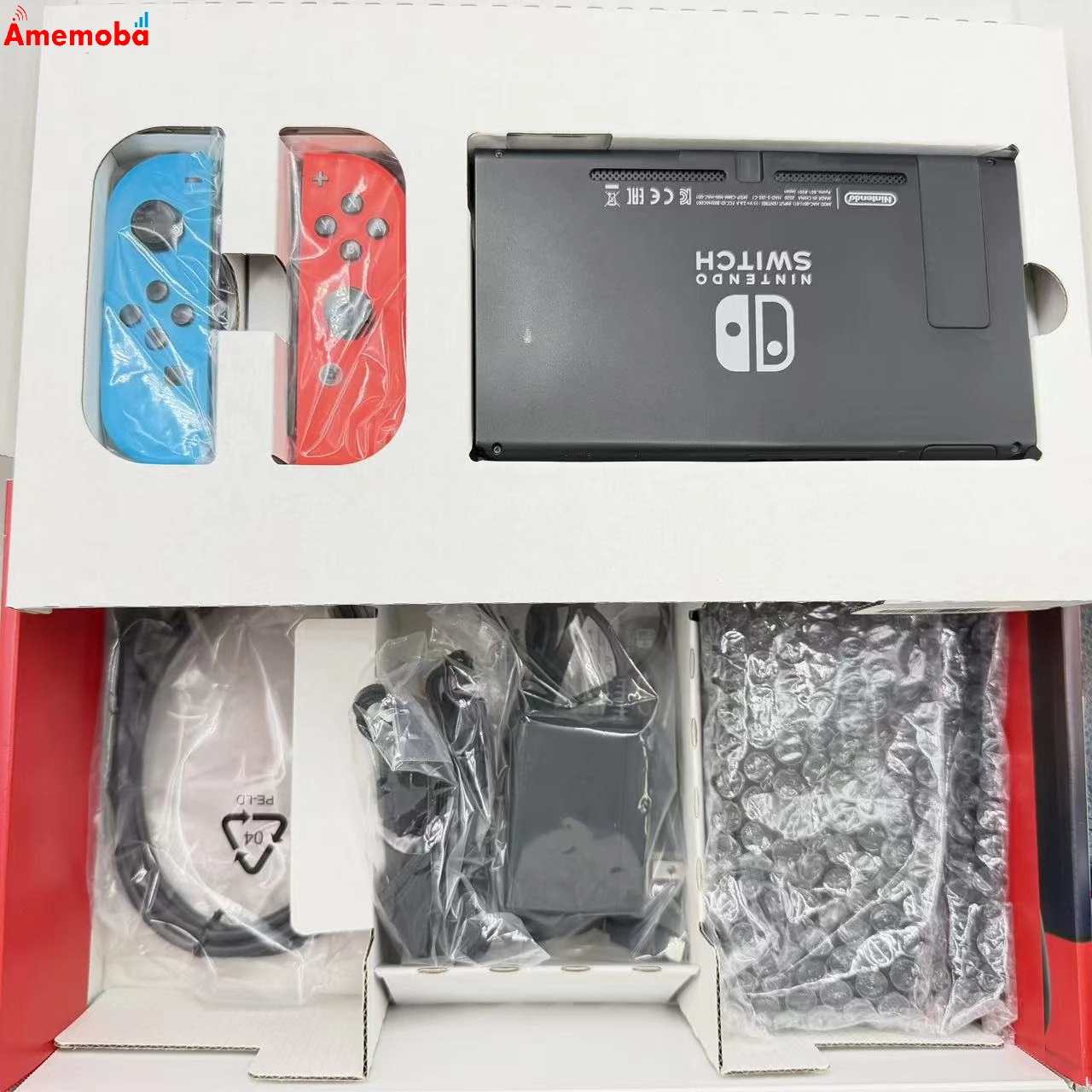 Nintendo Switch 2019年モデル 32GB ネオンブルー/ネオンレッド HAD-S-KABAA 美品