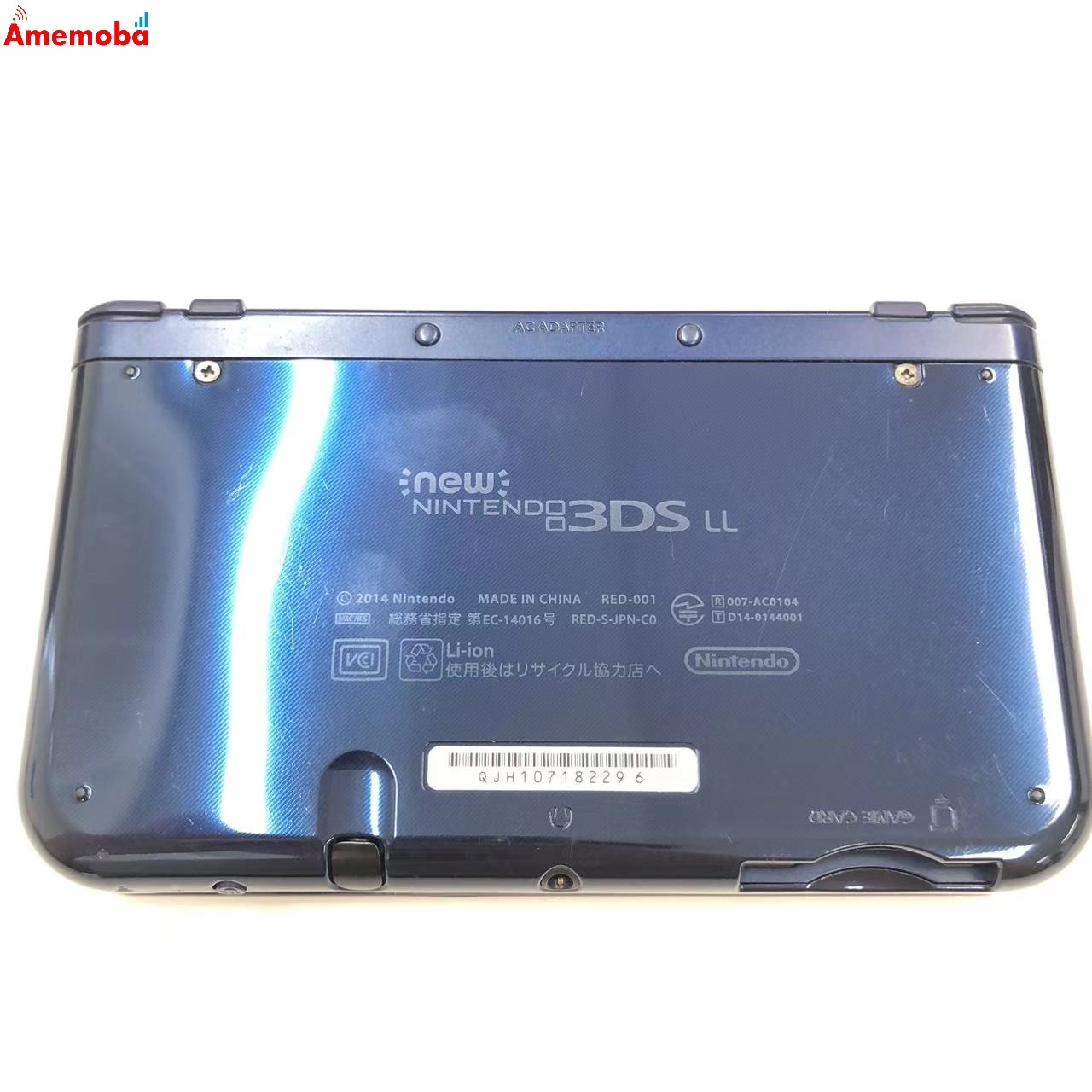 NEWニンテンドー3DS  LL メタリックブルー RED-001
