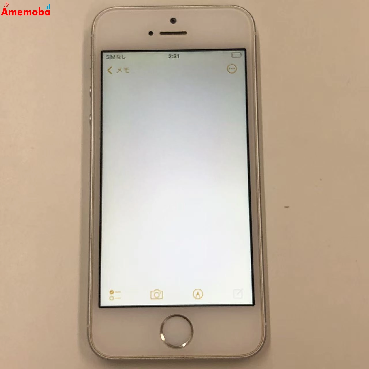 iPhoneSE 64GB シルバー MLM72J/A docomo版SIMフリー