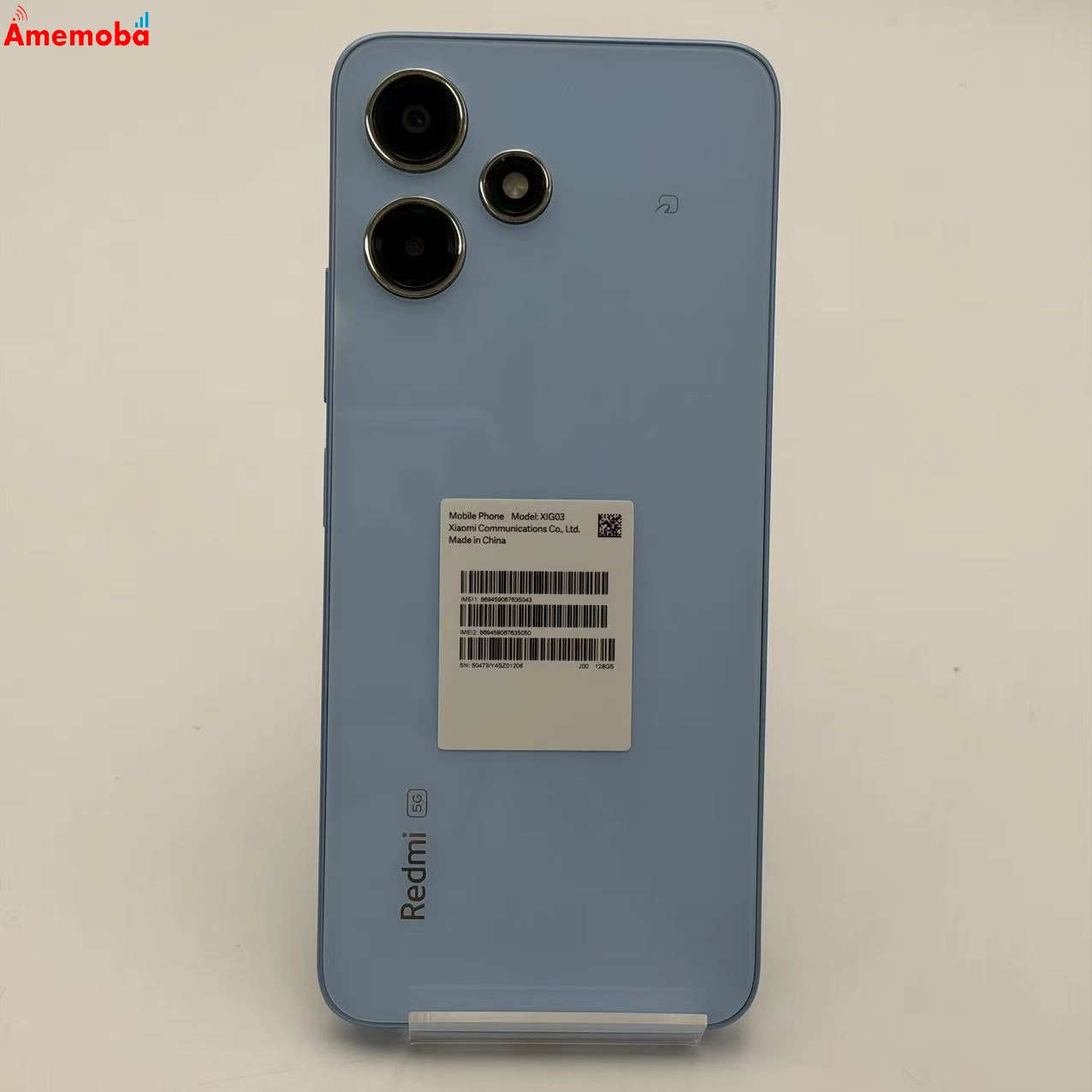 Xiaomi Redmi 12 5G 4GB/128GB スカイブルー XIG03 AU版SIMフリー 美品