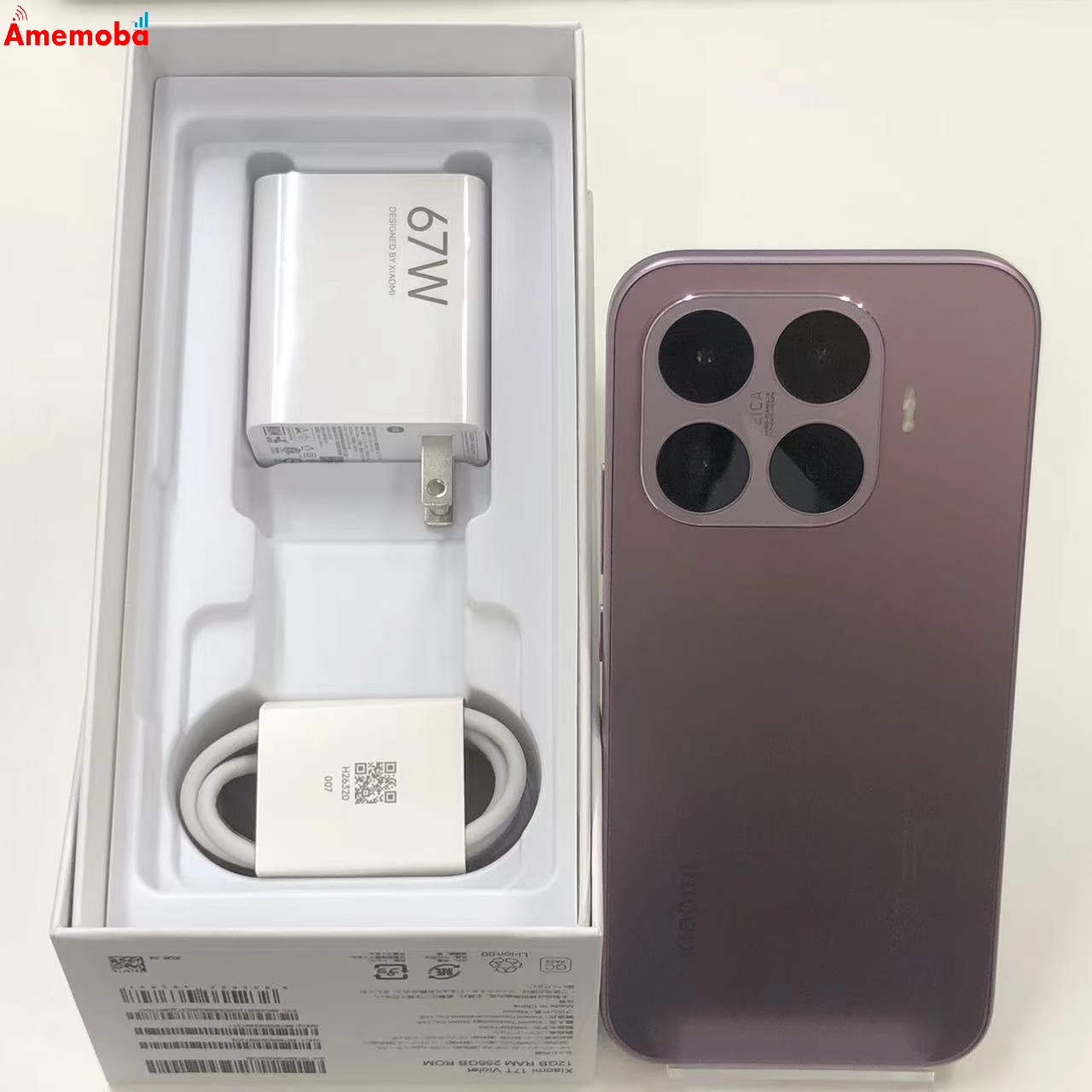 Xiaomi 17T 12GB/256GB バイオレット MZB0O29JP SIMフリー 新品同様