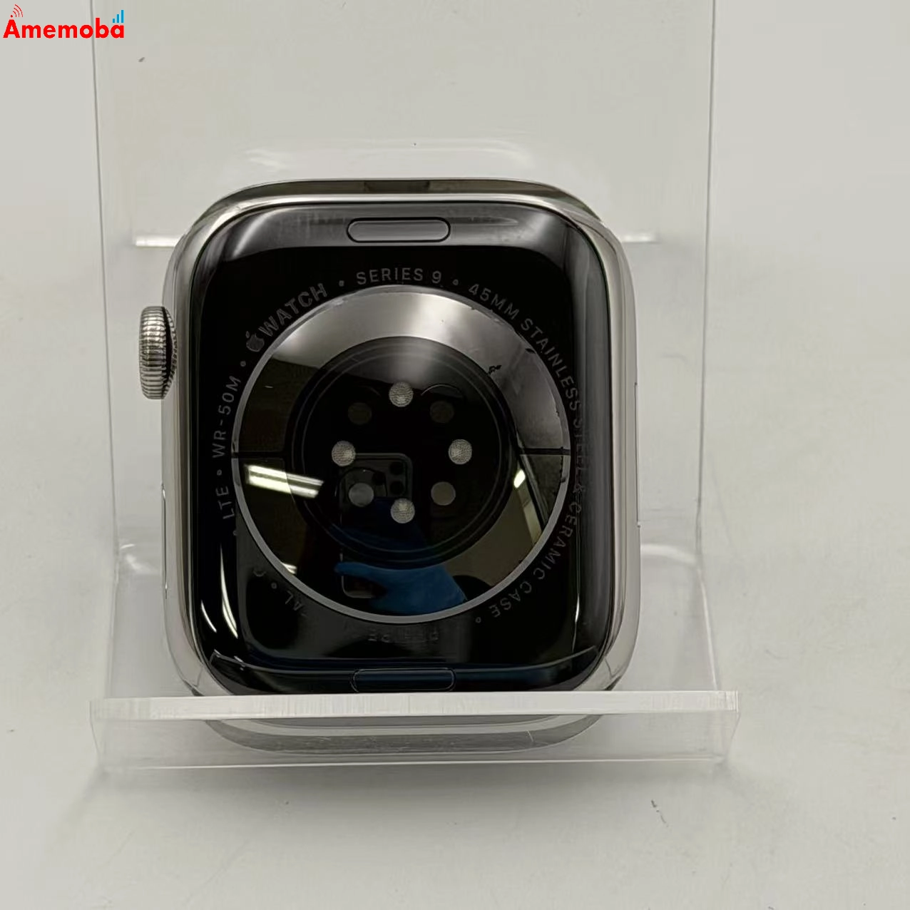 Apple Watch Series9 45mm GPS+Cellularモデル 64GB シルバー MRQM3J/A Apple版SIMフリー 美品
