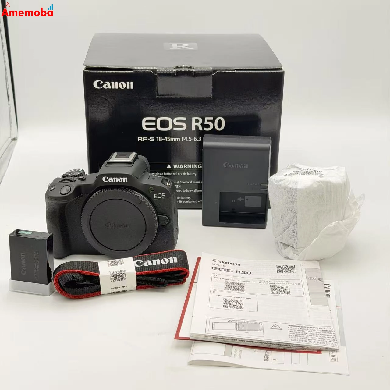 Cannon EOS R50・RF-S18-45 IS STMKIT ブラック EOSR50 未使用品