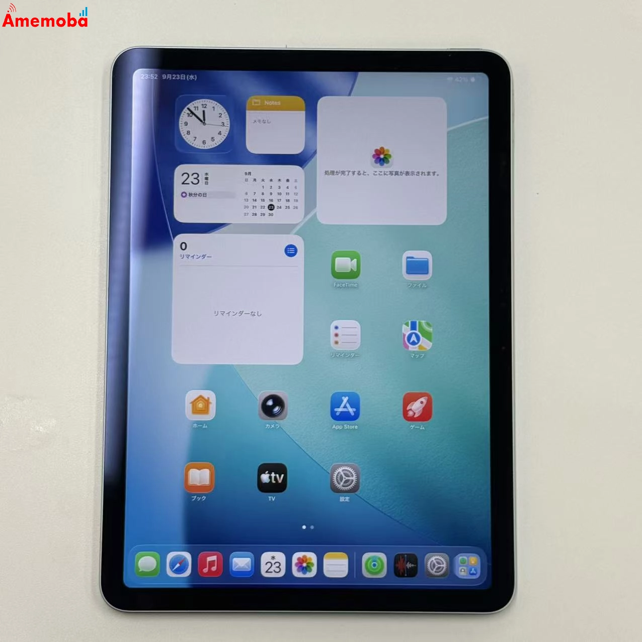 iPad Air 11インチ 第6世代 Wi-Fiモデル 128GB ブルー MUWD3J/A ジャンク品