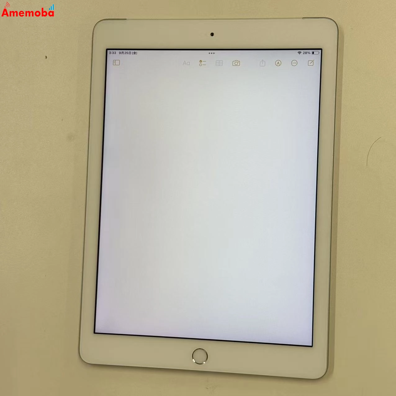 iPad 第6世代 32GB シルバー MR6P2J/A SoftBank版SIMフリー