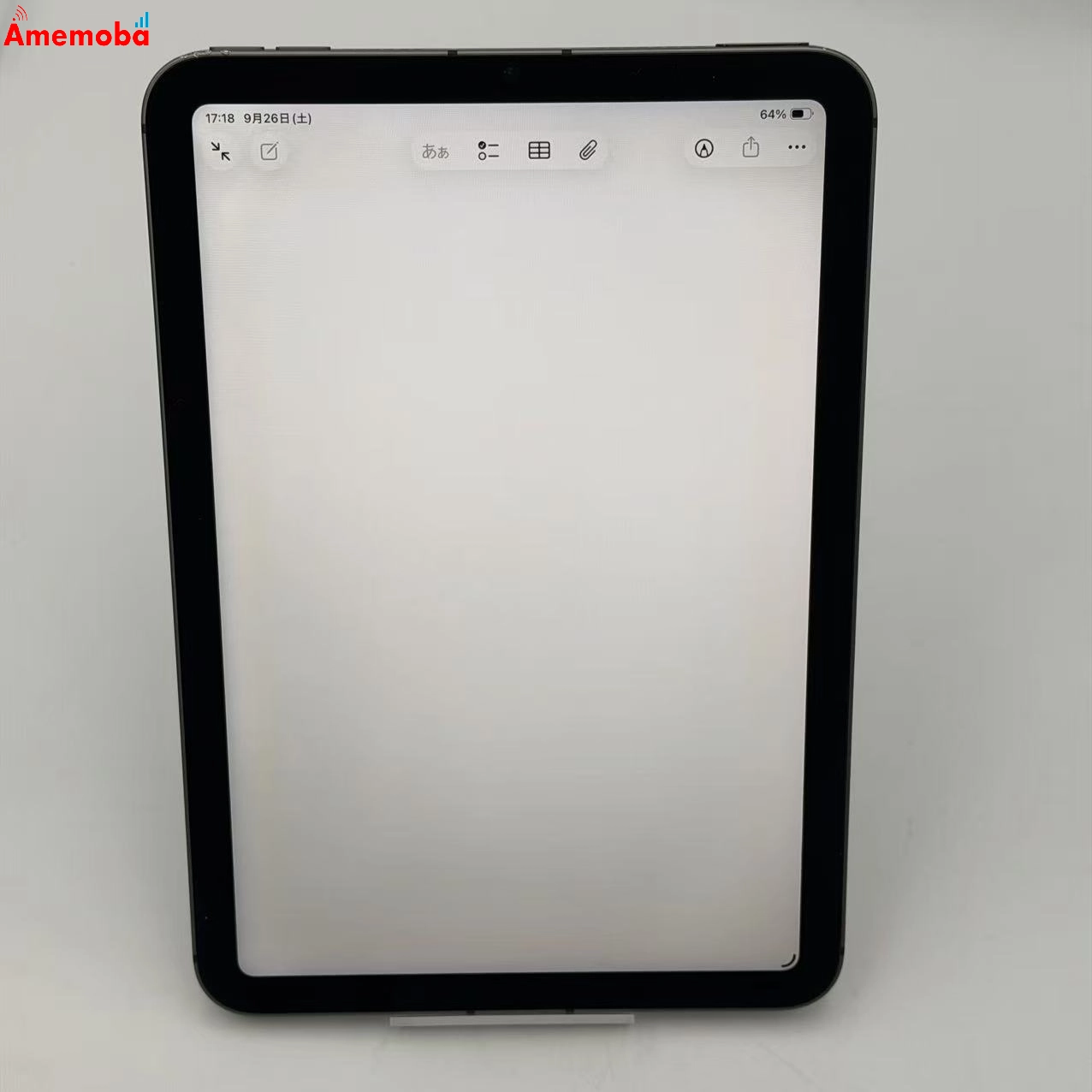 iPad mini 第6世代 Wi-Fi+Cellularモデル 256GB スペースグレイ MK8F3J/A Apple版SIMフリー