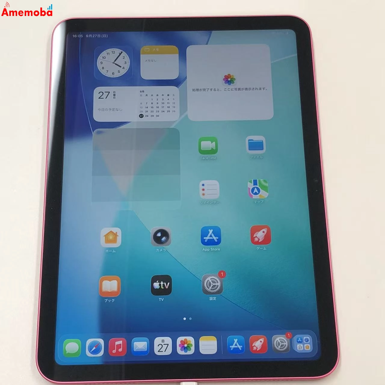 iPad 第10世代 Wi-Fiモデル 64GB ピンク 4PQ33Z/A ジャンク品 SIMフリー