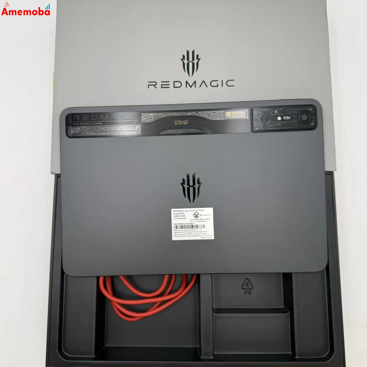 Redmagic Nova Gaming Tablet Wi-Fiモデル 16GB/512GB ミッドナイト NP03J 極美品