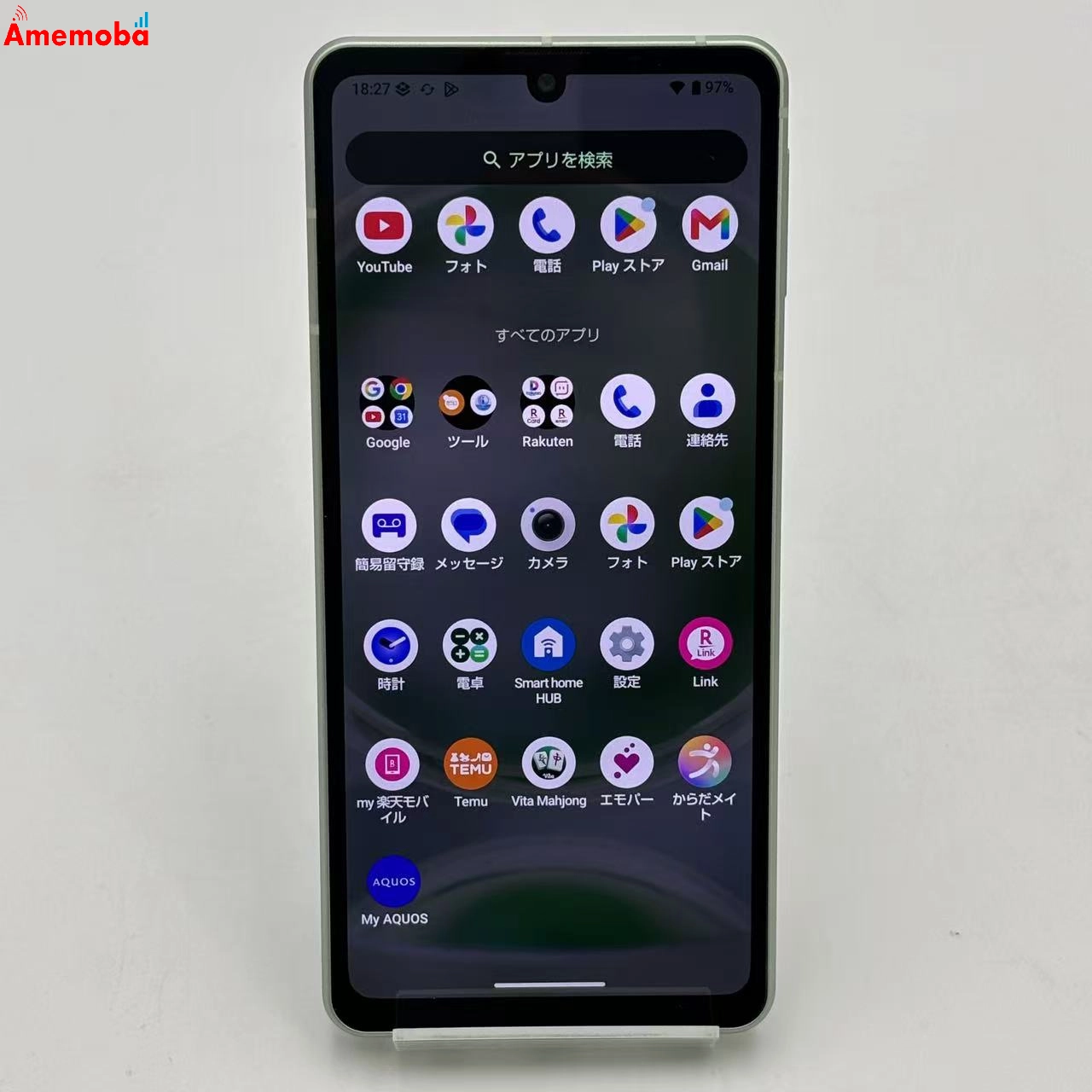 AQUOS sense8 6GB/128GB ペールグリーン SH-M26 楽天モバイル版SIMフリー  ジャンク品