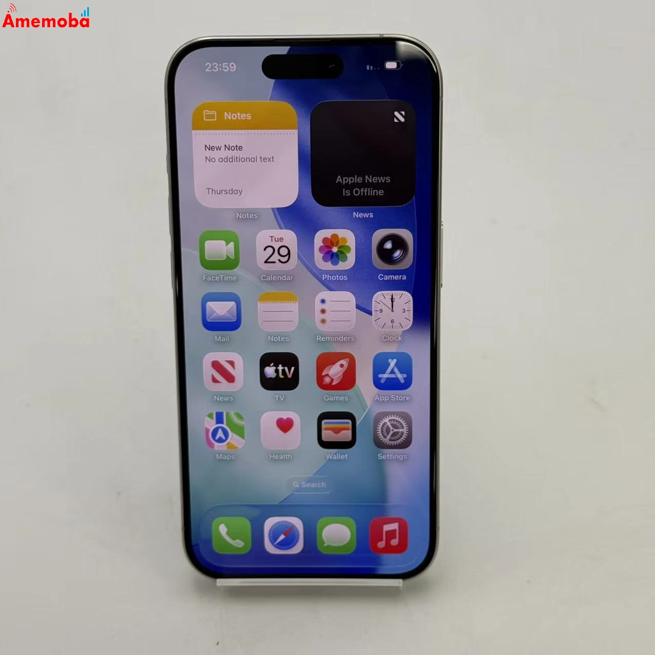 iPhone15 Pro 128GB ホワイトチタニウム MTU83J/A docomo版SIMフリー