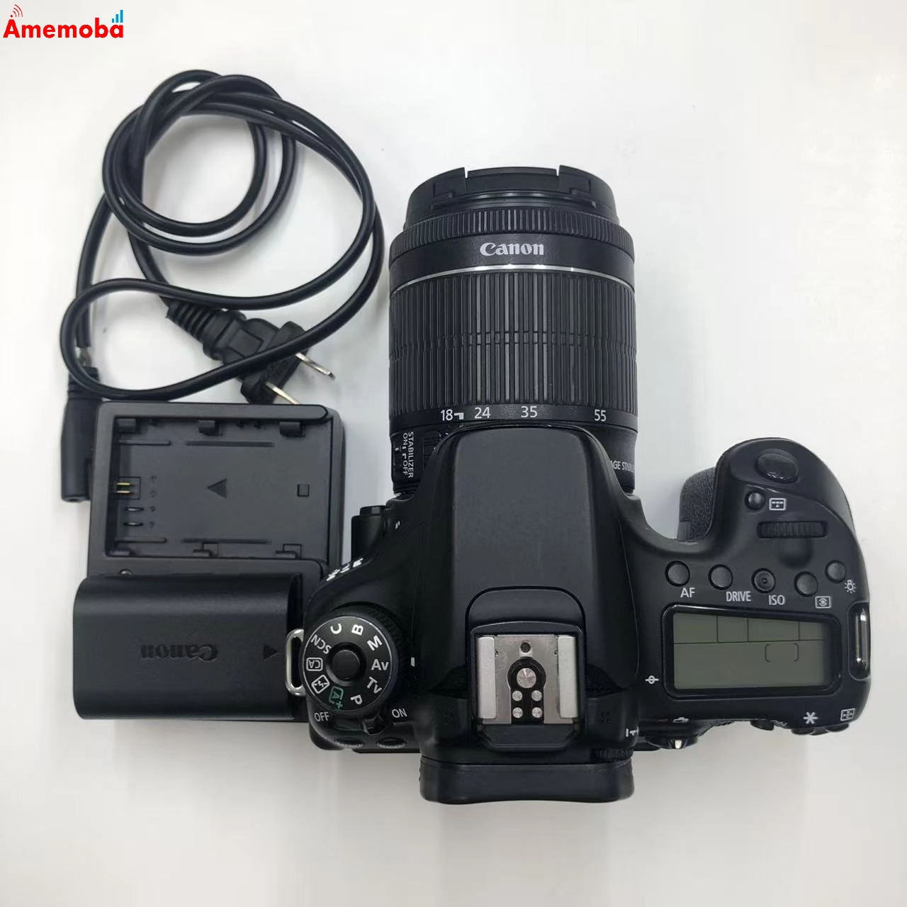 Canon EOS 70D EF-S18-55 IS STM レンズキット ブラック DS126411 美品