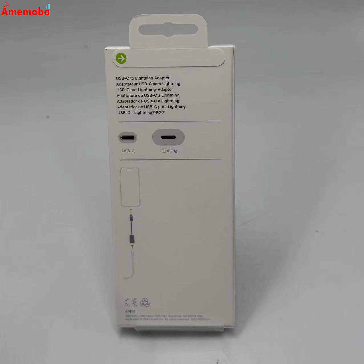 USB-C - Lightningアダプタ ホワイト MUQX3FE/A 新品未使用