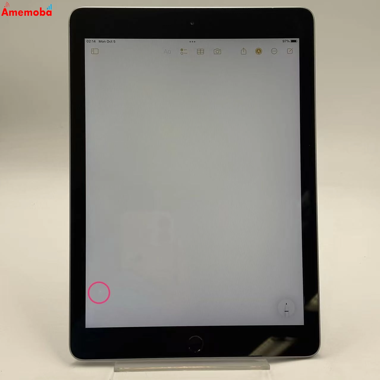 iPad 第5世代 Wi-Fiモデル 32GB スペースグレイ MP2F2J/A