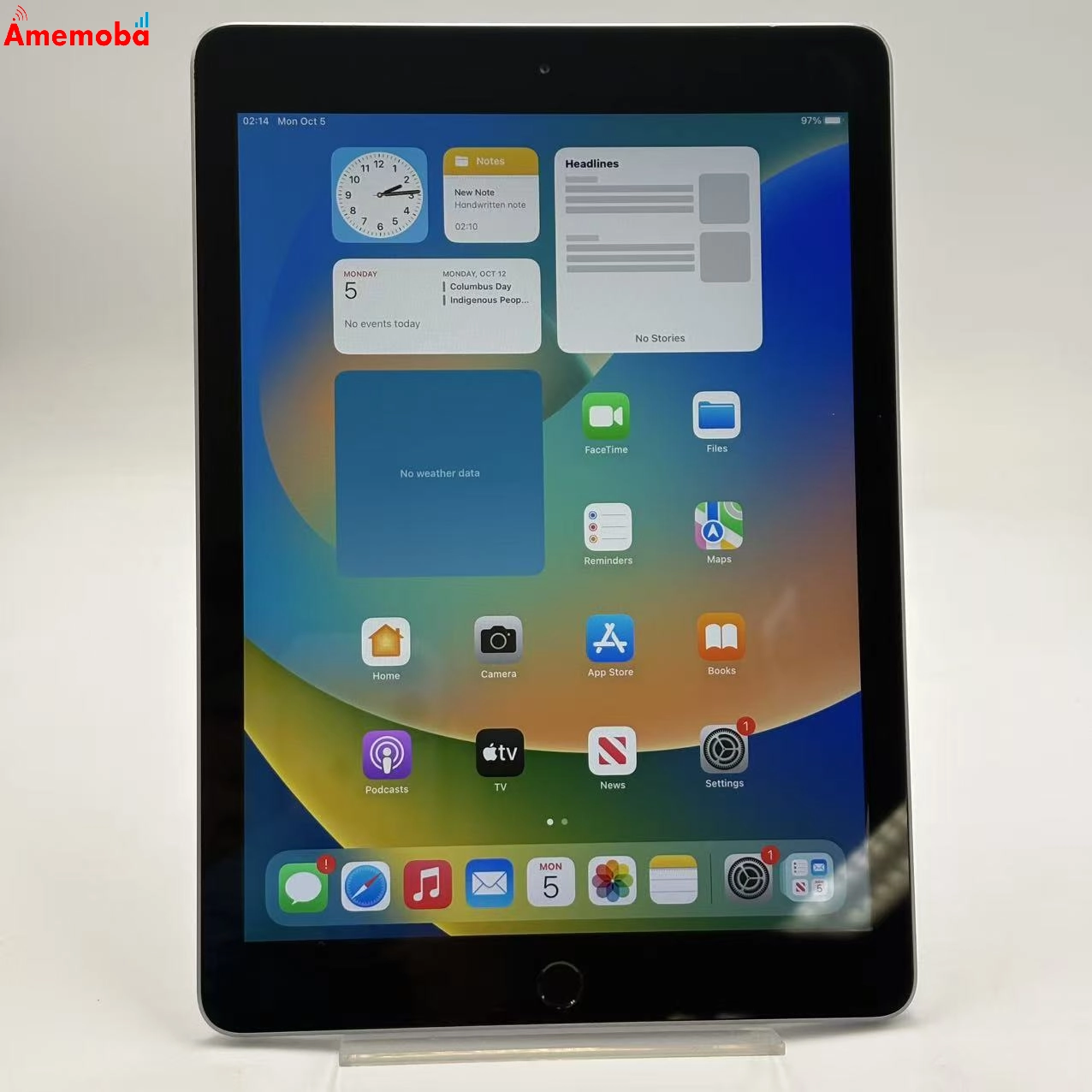 iPad 第5世代 Wi-Fiモデル 32GB スペースグレイ MP2F2J/A