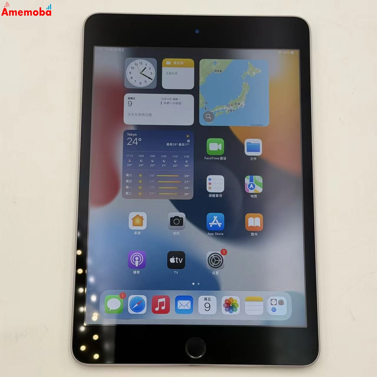 iPad mini 第4世代 Wi-Fiモデル 128GB スペースグレイ MK9N2J/A  美品