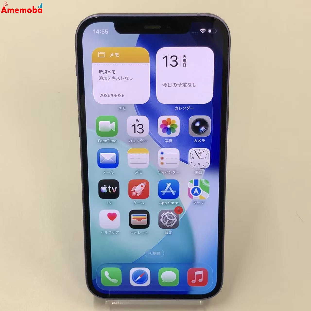 iPhone12 128GB パープル NJNJ3J/A AU版SIMフリー 新品同様 au