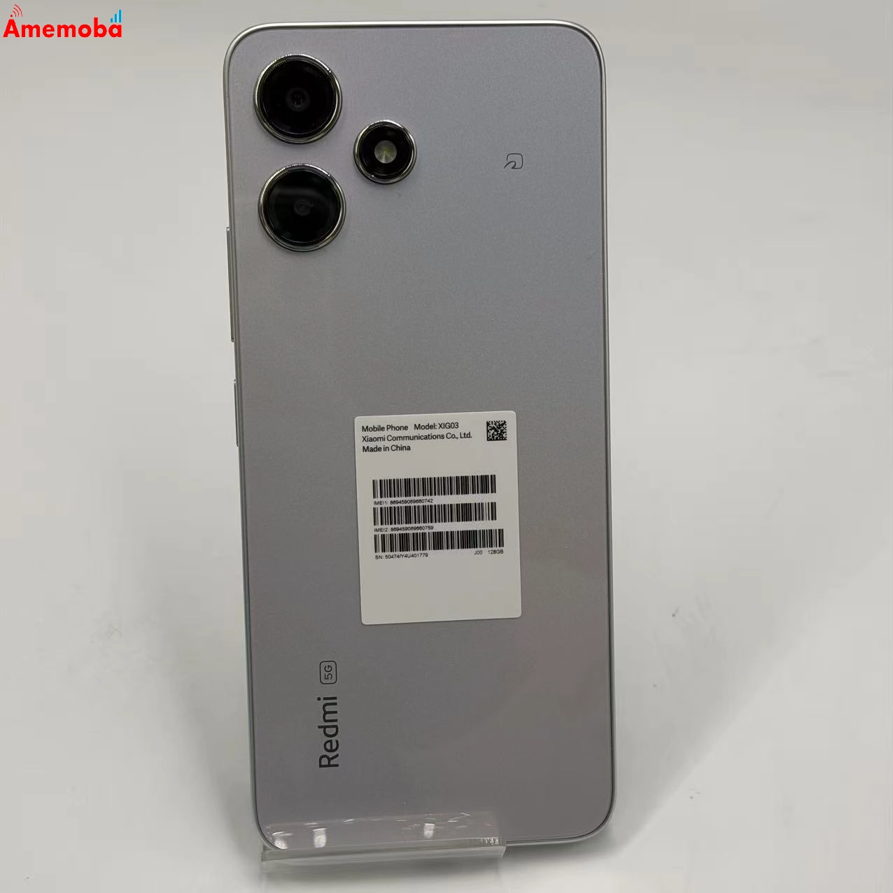 Xiaomi Redmi 12 5G 4GB/128GB ポーラーシルバー XIG03 AU版SIMフリー   新品同様